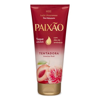 LOÇÃO HIDRATANTE CORPORAL ULTRACREMOSA PAIXÃO TENTADORA AMEIXA RUBI  200ML