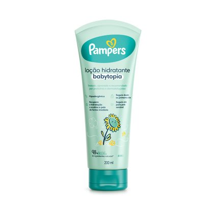 LOÇÃO HIDRATANTE PAMPERS BABYTOPIA 200ML