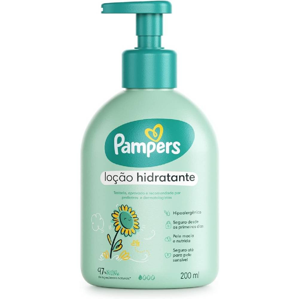 Loção Hidratante Pampers Girassol 200ml