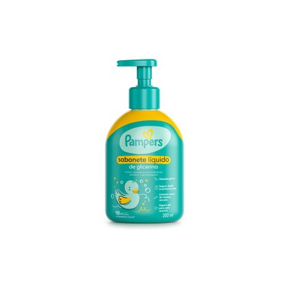 SABONETE LÍQUIDO INFANTIL PAMPERS GLICERINA 200ML