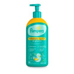 Sabonete Líquido Infantil Pampers Glicerina 400ml