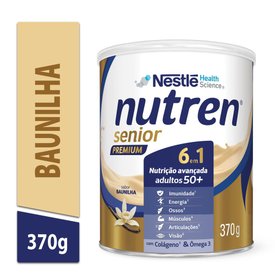 SUPLEMENTO ALIMENTAR NUTREN SENIOR PREMIUM BAUNILHA 370G