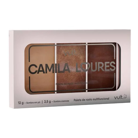 Paleta De Contorno Multifuncional Vult  Camila Loures 12g
