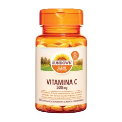Suplemento Alimentar Sundown Vitamina C 500mg 100 Comprimidos