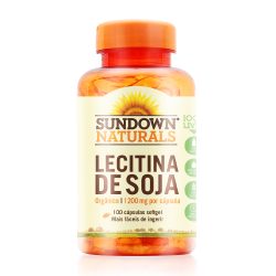 Lecitina De Soja Sundown 1200mg 100 Cápsulas