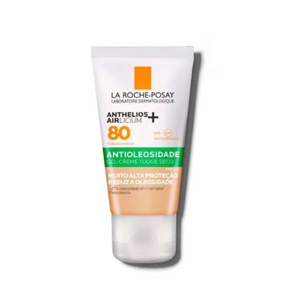PROTETOR SOLAR FACIAL LA ROCHE-POSAY ANTHELIOS AIRLICIUM+ ANTIOLEOSIDADE FPS80 COR 2.0 40G