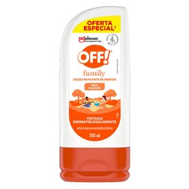 REPELENTE LOÇÃO OFF FAMILY 200ML OFERTA ESPECIAL
