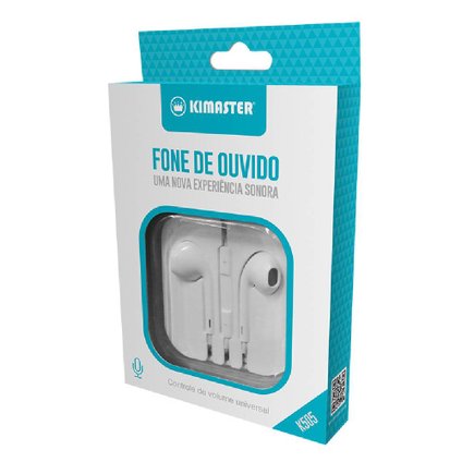 FONE DE OUVIDO KIMASTER C/MICROFONE K505BR