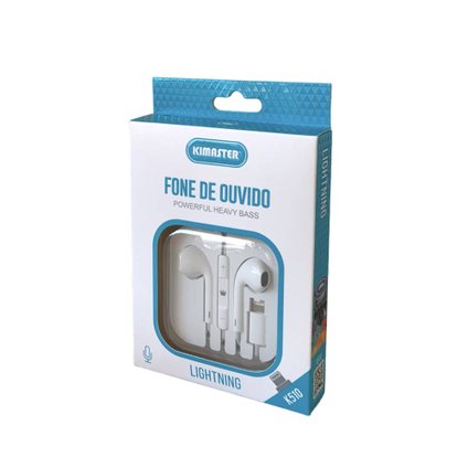 FONE DE OUVIDO KIMASTER C/PLUG LIGHTNING