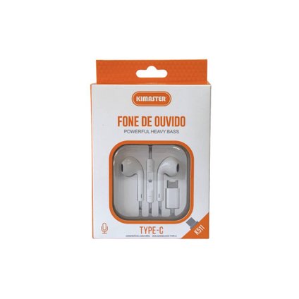 FONE DE OUVIDO KIMASTER C/PLUG USB-C