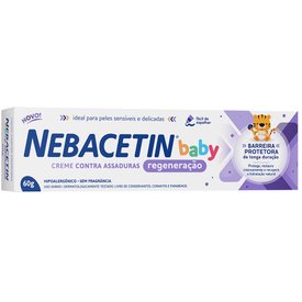 CREME ANTIASSADURAS NEBACETIN BABY REGENERAÇÃO 60G