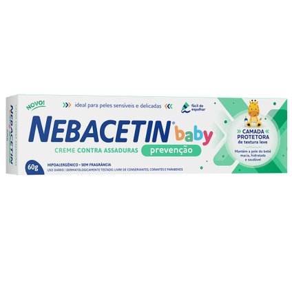 CREME ANTIASSADURAS NEBACETIN BABY PREVENÇÃO 60G