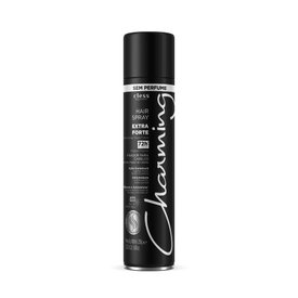 HAIR SPRAY CHARMING BLACK EXTRA FORTE SEM PERFUME 400ML