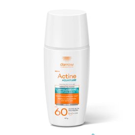 PROTETOR SOLAR FACIAL ACTINE AQUAFLUID FPS 60 40G SEM COR