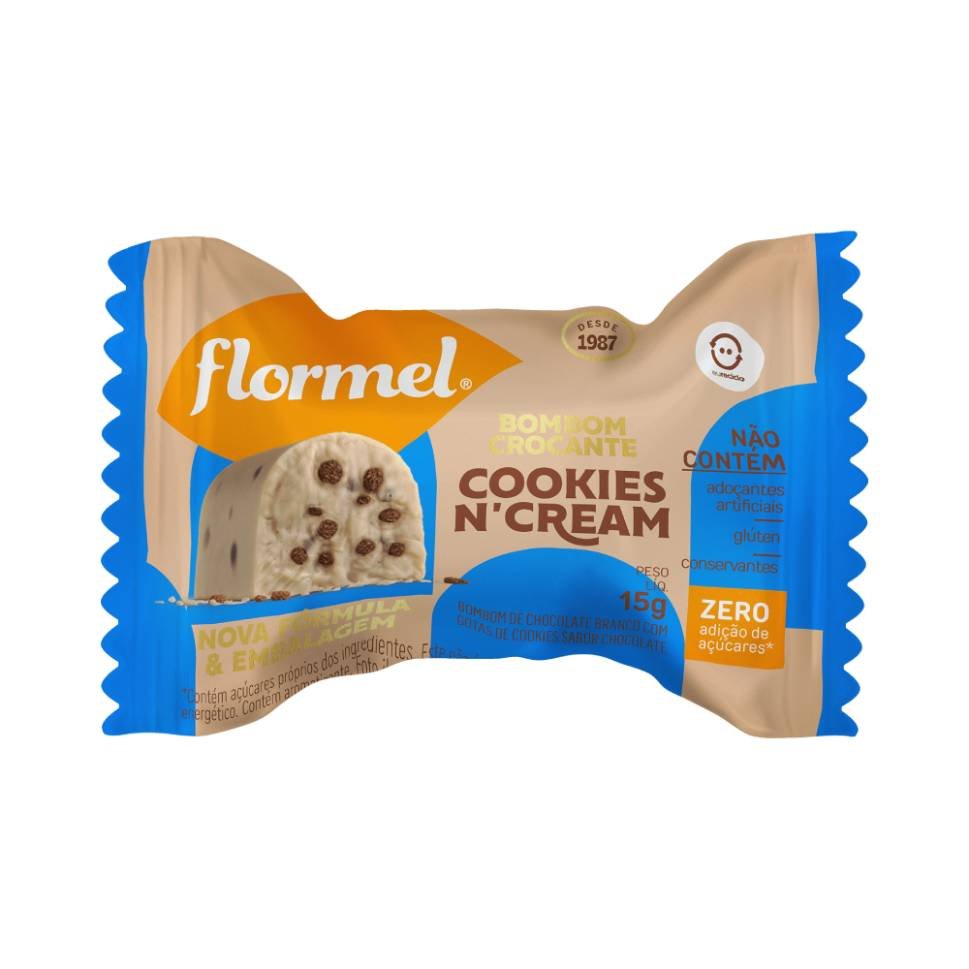 Bombom Flormel Cookies N Cream 12g