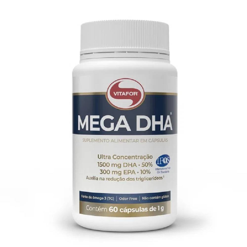 Mega Dha 1000mg Vitafor 60 Capsulas