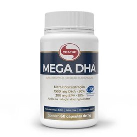 MEGA DHA 1000MG VITAFOR 60 CAPSULAS