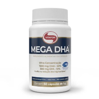 MEGA DHA 1000MG VITAFOR 60 CAPSULAS