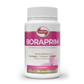 OLEO DE BORRAGEM E PRIMULA BORAPRIM VITAFOR 60 CAPSULAS