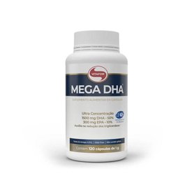 OMEGA MEGA DHA 1000MG VITAFOR 120 CAPSULAS