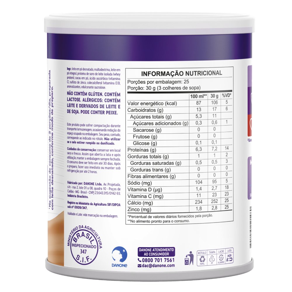 Suplemento Alimentar Nutridrink Protein Senior Café Com Leite 750g ...