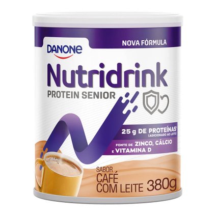 SUPLEMENTO ALIMENTAR NUTRIDRINK PROTEIN SENIOR CAFÉ COM LEITE 380G