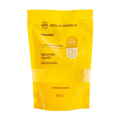 SABONETE LIQUIDO GLICERINADO REFIL PANVEL 200ML