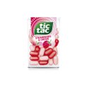 PASTILHA TIC TAC MORANGO E CREME 14,5G