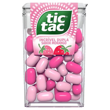 PASTILHA TIC TAC MORANGO 14,5G