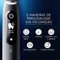 ESCOVA DE DENTE ELÉTRICA ORAL-B IO6 1 CABO + 4 REFIS + CARREGADOR + ESTOJO