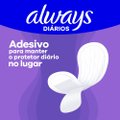 PROTETOR DIÁRIO ALWAYS RESPIRÁVEL SEM PERFUME 120 UNIDADES