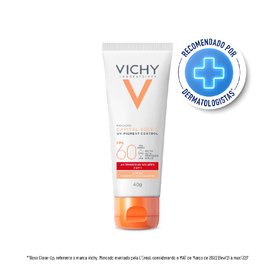 PROTETOR SOLAR FACIAL VICHY UV PIGMENT CONTROL COR 2.0 FPS60 40G