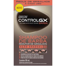 Shampoo De Barba Grecin Control Gx Redutor De Grisalho 120g