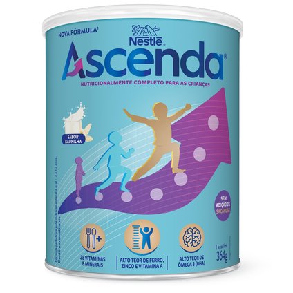 SUPLEMENTO ALIMENTAR ASCENDA BAUNILHA 364G