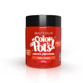 MÁSCARA PIGMENTANTE BEAUTYCOLOR COLOR POTS RUIVO VALENTE 240G