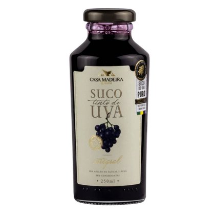 SUCO INTEGRAL CASA MADEIRA UVA 250ML