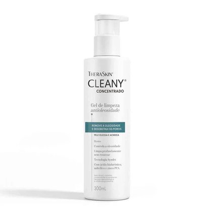GEL DE LIMPEZA THERASKIN CLEANY CONCENTRADO PELE OLEOISA E ACNEICA 300ML