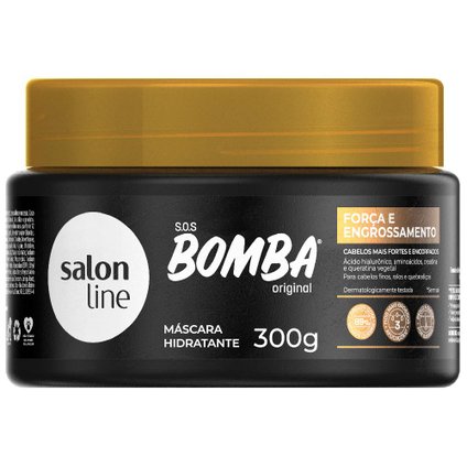 MASCARA CONDICIONANTE SALON LINE BOMBA FORCA E ENGROSSAMENTO 300GR