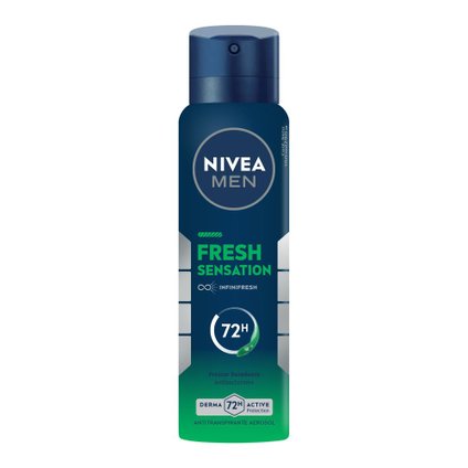 DESODORANTE ANTITRANSPIRANTE AEROSSOL NIVEA MEN FRESH SENSATION 150ML