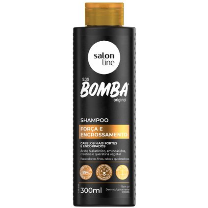 SHAMPOO SALON LINE SOS BOMBA FORCA E ENGROSSAMENTO 300ML
