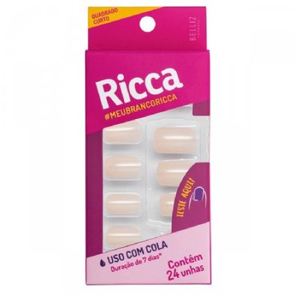 UNHAS POSTICA RICCA BRANCO SONHO