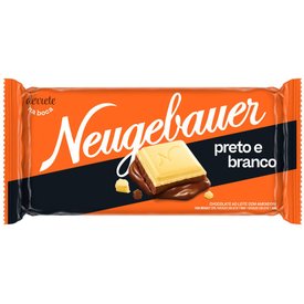 CHOCOLATE EM BARRA NEUGEBAUER PRETO E BRANCO 65G