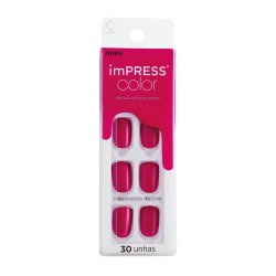 Unhas Postiças Kiss New York Kny Impress Color Orchid Festival