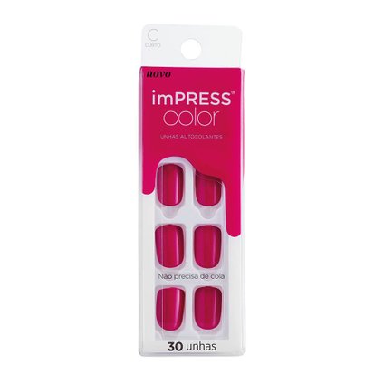UNHAS POSTIÇAS KISS NEW YORK KNY IMPRESS COLOR ORCHID FESTIVAL
