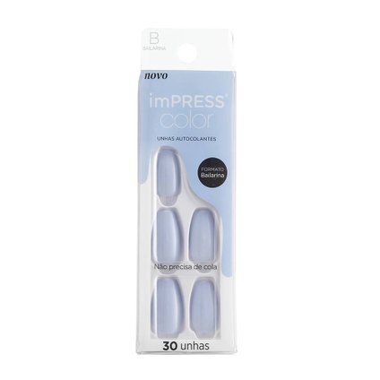 UNHAS POSTIÇA KISS NEW YORK KNY IMPRESS COLOR CLOUDLESS