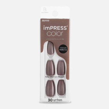 UNHAS POSTIÇAS KISS NEW YORK KNY IMPRESS COLOR DUSK TILL DAWN