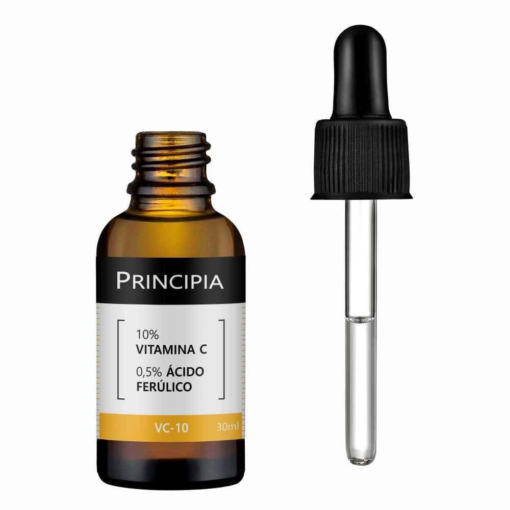 Sérum Facial Principia Vitamina C 10% + Ácido Ferúlico 0,5% Vc-10 30ml ...