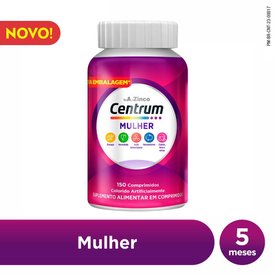 Centrum Mulher Multivitamínico Com Vitaminas De A A Zinco 150 Comprimidos