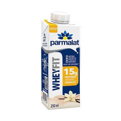 BEBIDA LÁCTEA PARMALAT WHEYFIT 15G BAUNILHA 250ML