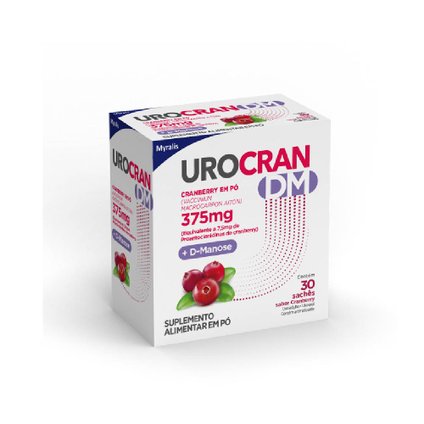 UROCRAN 375MG DMANOSE PÓ SOLÚVEL 30 SACHÊS